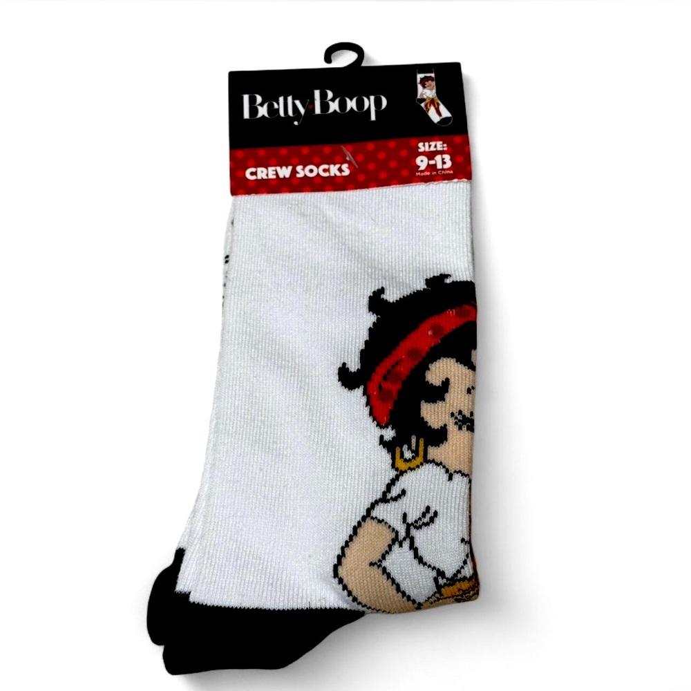 Betty Boop Crew Socks NWT